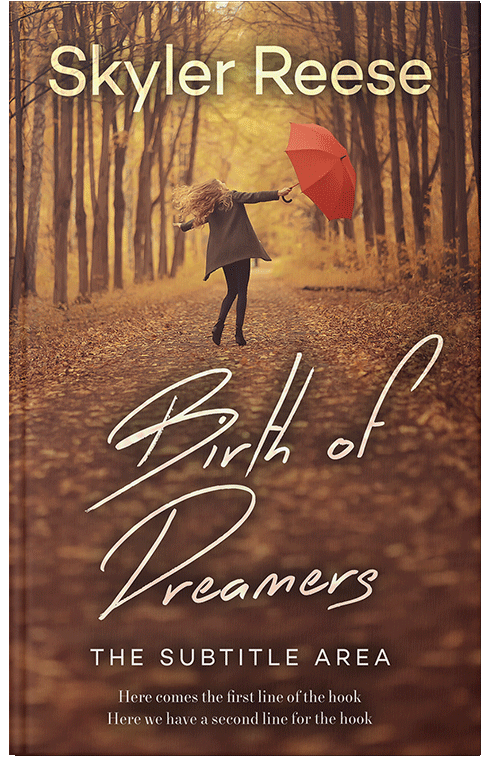 Front view of Premade Teen & Young Adult Book Cover - Old Copper