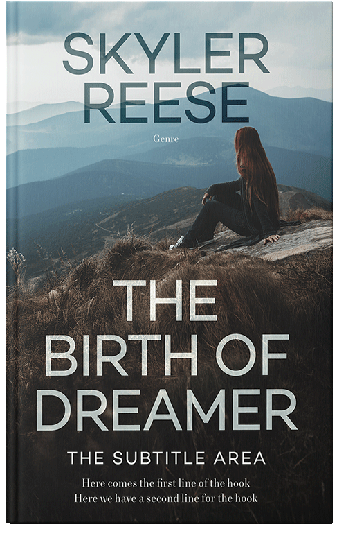 Front view of Cape Cod #33996 - Premade Literary Fiction Book Cover