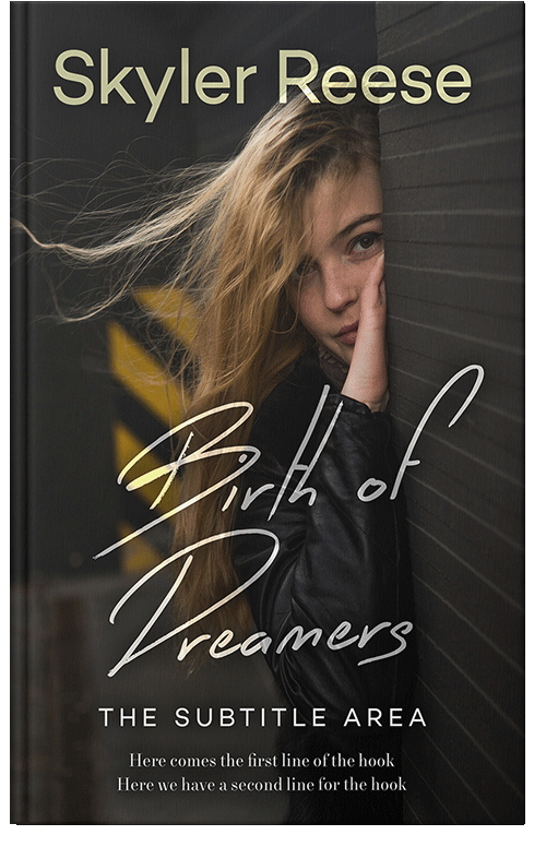 Front view of Premade Teen & Young Adult Book Cover - Zeus