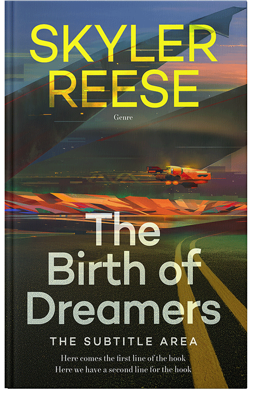 Front view of Premade Science Fiction Book Cover - Heavy Metal