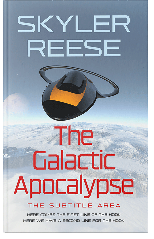 Front view of Botticelli #34015 - Premade Apocalyptica Book Cover