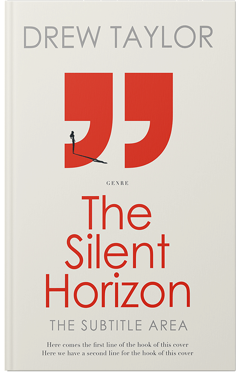 Front view of Ecru White #34027 - Premade Poetry Book Cover