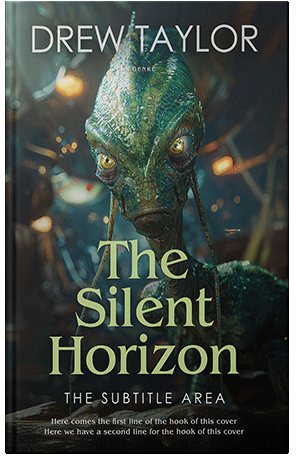 Pre Made Book Cover Outer Space