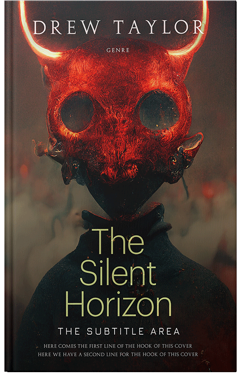 Front view of Oil #34045 - Premade Horror Book Cover