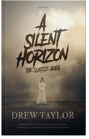 Pre Made Book Cover Heathered Gray