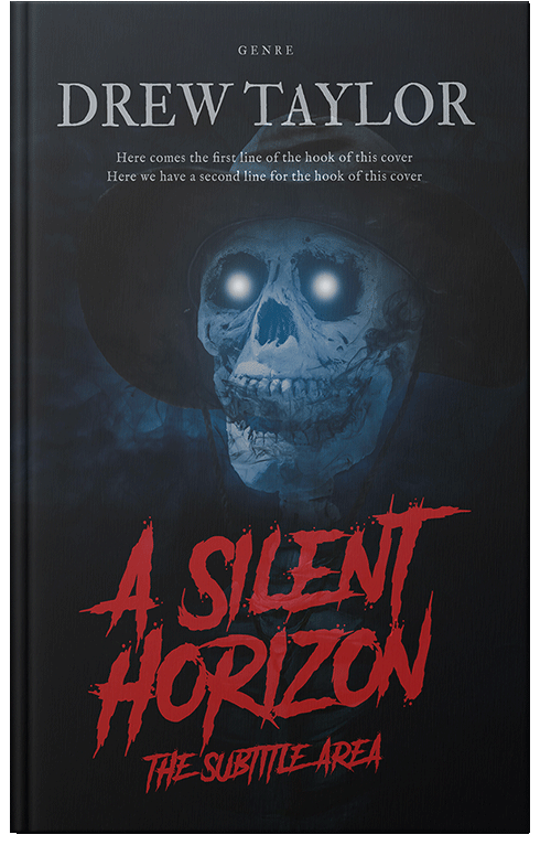 Front view of Bunker #34054 - Premade Horror Book Cover