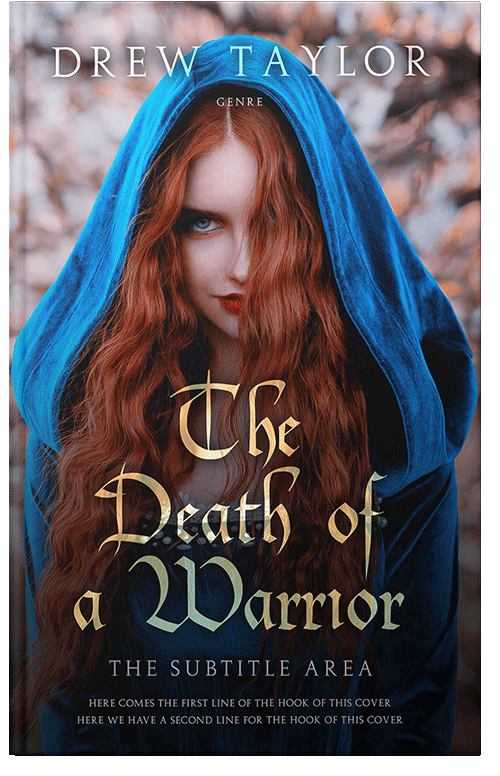 Front view of Thatch #34055 - Premade Fantasy Book Cover