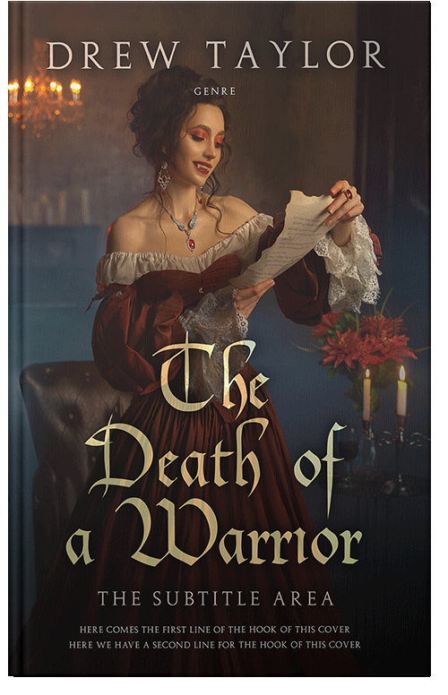 Front view of Cocoa Brown #34056 - Premade Historical Book Cover