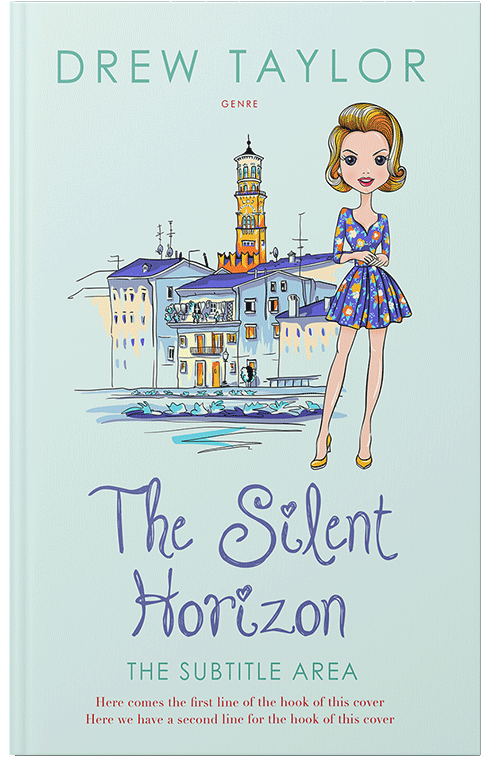 Front view of Apple Green #34057 - Premade Chick Lit Book Cover