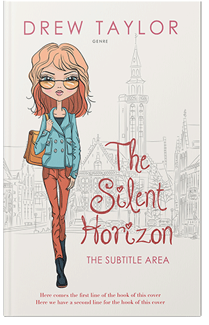 Pre Made Book Cover Ecru White