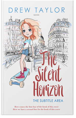 Pre Made Book Cover Hint of Red