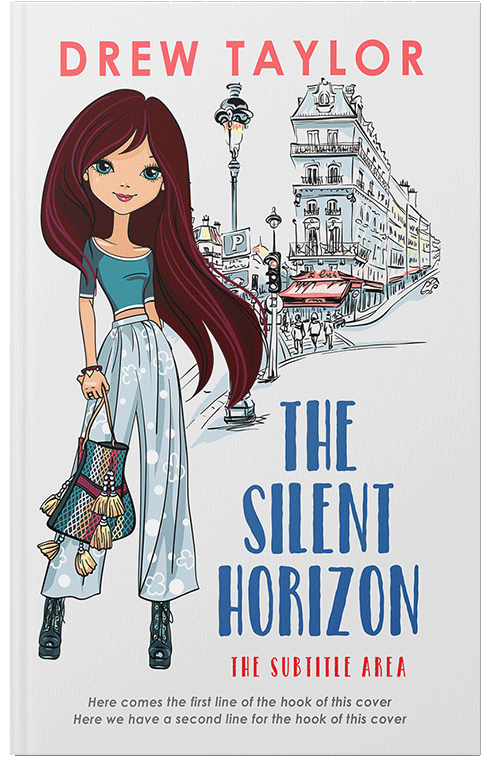 Front view of Premade Chick Lit Book Cover - Tuna