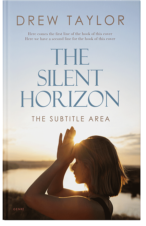 Front view of Premade Health & Mind & Body Book Cover - Iron