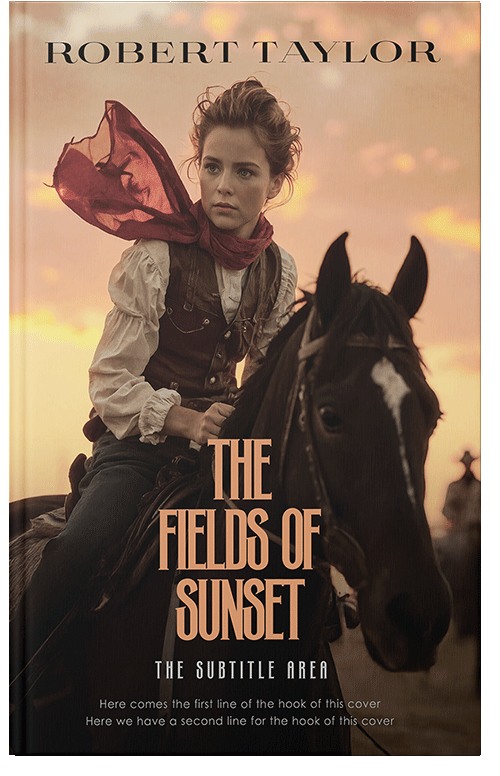 Front view of Eclipse #34077 - Premade Action & Adventure Book Cover