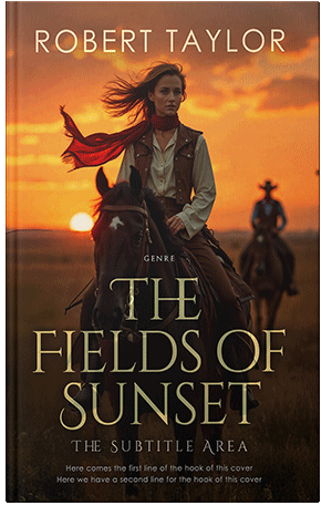 Pre Made Book Cover Fire Bush