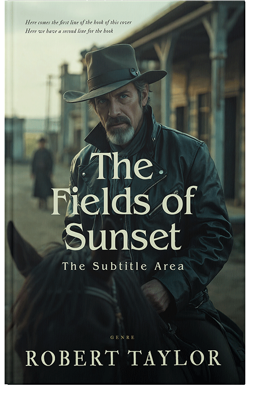 Front view of Tana #34090 - Premade Action & Adventure Book Cover