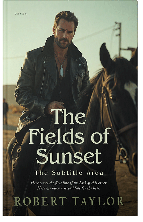 Front view of Premade Action & Adventure Book Cover - Rangoon Green