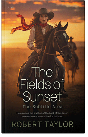 Pre Made Book Cover Raw Sienna