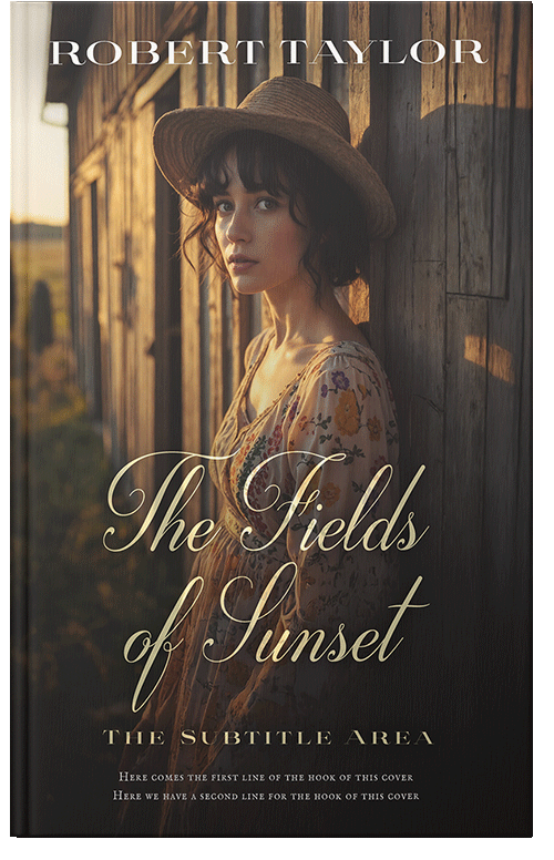 Front view of Premade Romance Book Cover - Birch