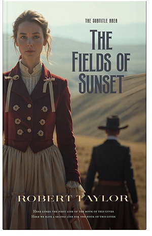 Pre Made Book Cover Cocoa Brown