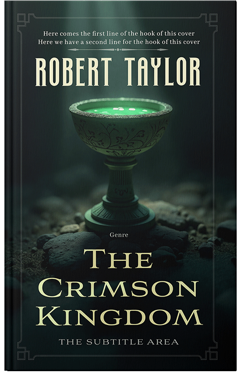 Front view of Aztec #34120 - Premade Fantasy Book Cover