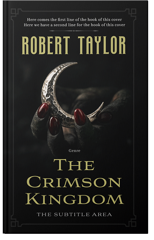 Front view of Cod Gray #34124 - Premade Mystery & Thriller & Suspense Book Cover