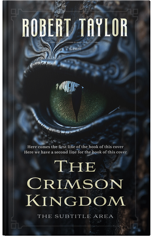 Front view of Bunker #34125 - Premade Fantasy Book Cover