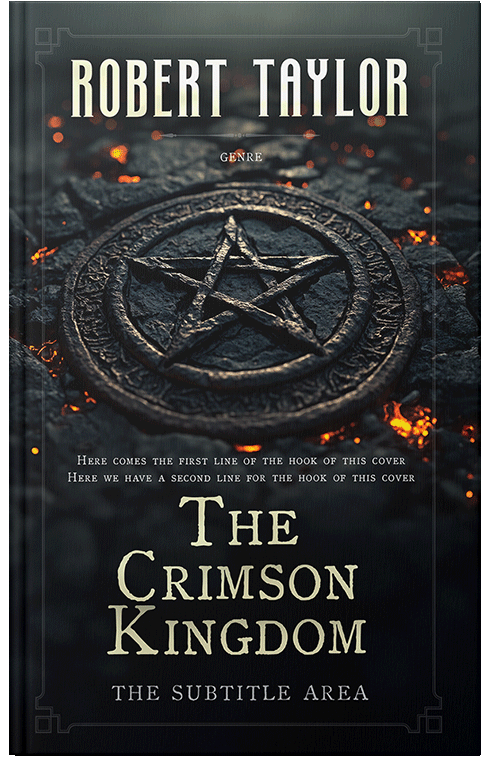 Front view of Woodsmoke #34126 - Premade Fantasy Book Cover