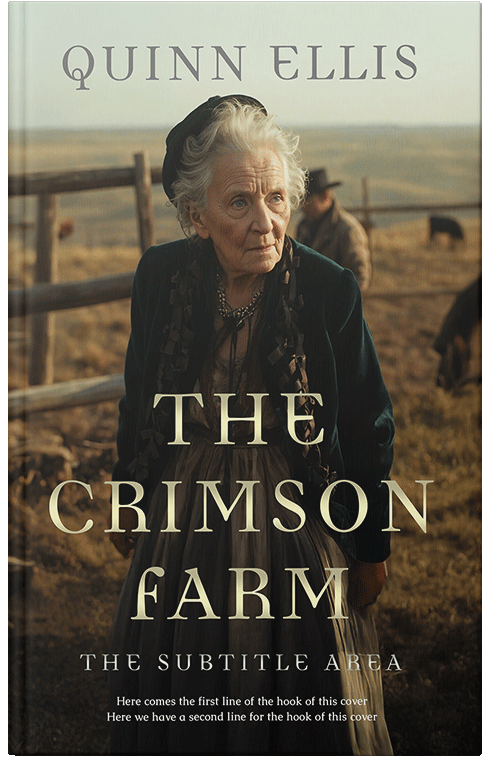 Front view of Thistle Green #34140 - Premade Historical Book Cover