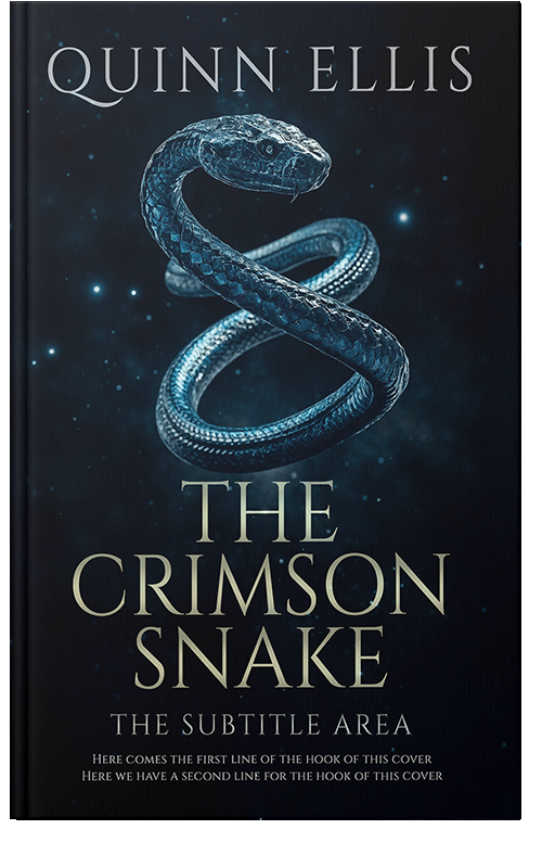 Front view of Premade Fantasy Book Cover - Black Pearl