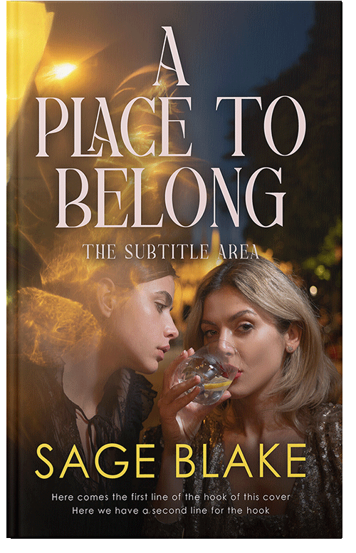 Front view of Bistre #34144 - Premade Romance Book Cover