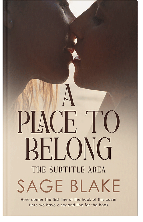 Front view of Double Spanish White #34145 - Premade Romance Book Cover