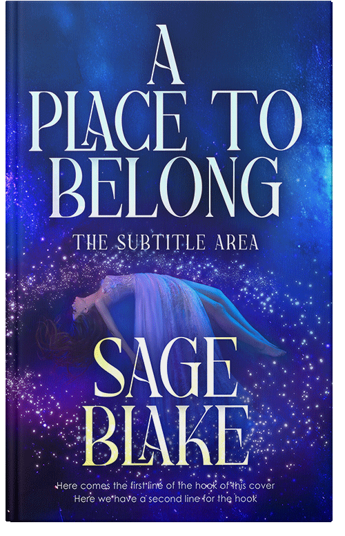 Front view of Jacksons Purple #34149 - Premade Fantasy Book Cover