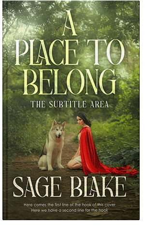 Pre Made Book Cover Thatch Green