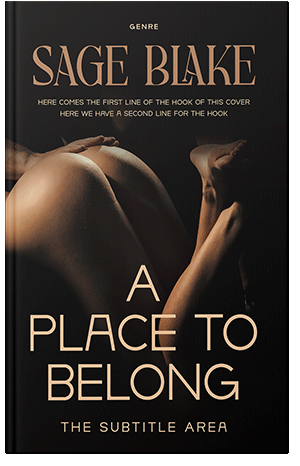 Pre Made Book Cover Antique Brass