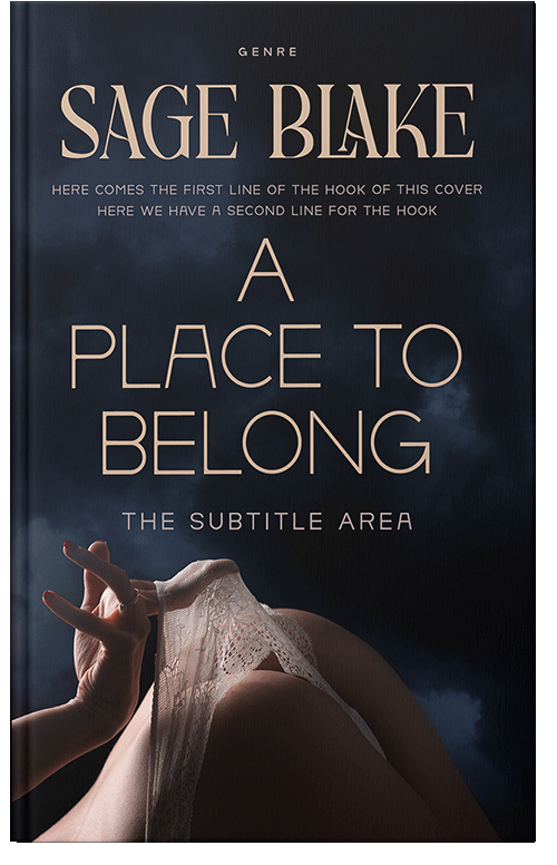 Front view of Cinder #34166 - Premade Erotica Book Cover