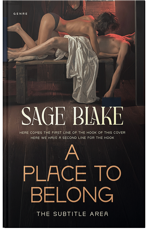 Front view of Premade Erotica Book Cover - Gondola