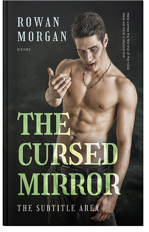 Front view of Premade Horror Book Cover - Zeus