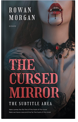 Pre Made Book Cover Old Rose