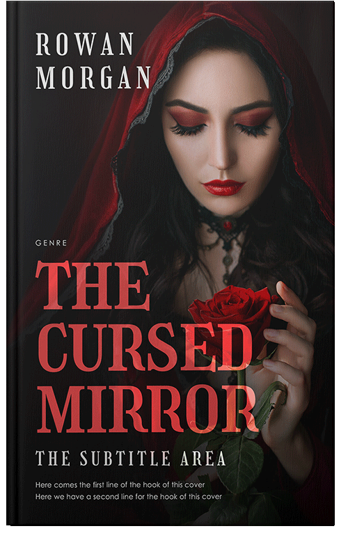 Front view of Contessa #34195 - Premade Fantasy Book Cover