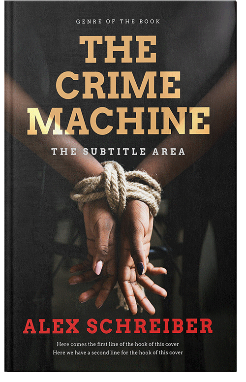 Front view of Zeus #34208 - Premade Mystery & Thriller & Suspense Book Cover