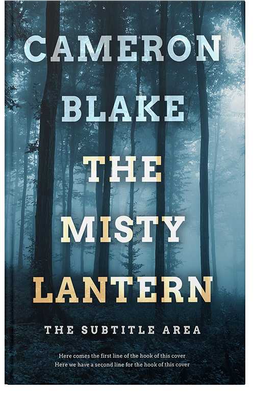 Front view of Firefly #34216 - Premade Horror Book Cover