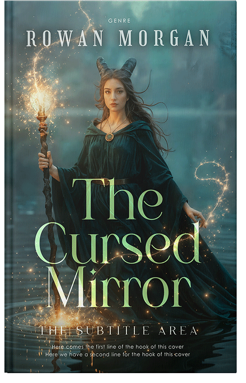 Front view of Outer Space #34228 - Premade Fantasy Book Cover