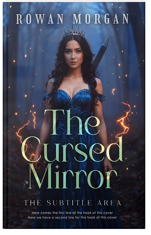 Front view of Mirage #34233 - Premade Fantasy Book Cover