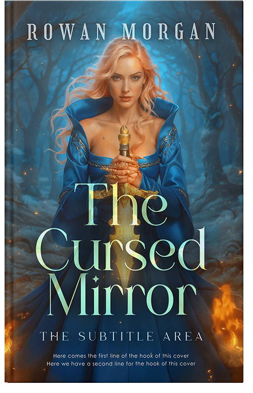 Front view of Te Papa Green #34235 - Premade Fantasy Book Cover