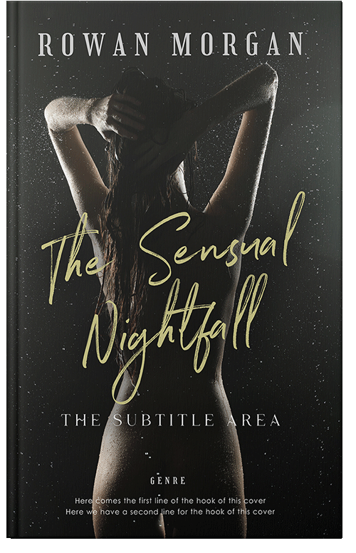 Front view of Premade Erotica Book Cover - Rangoon Green