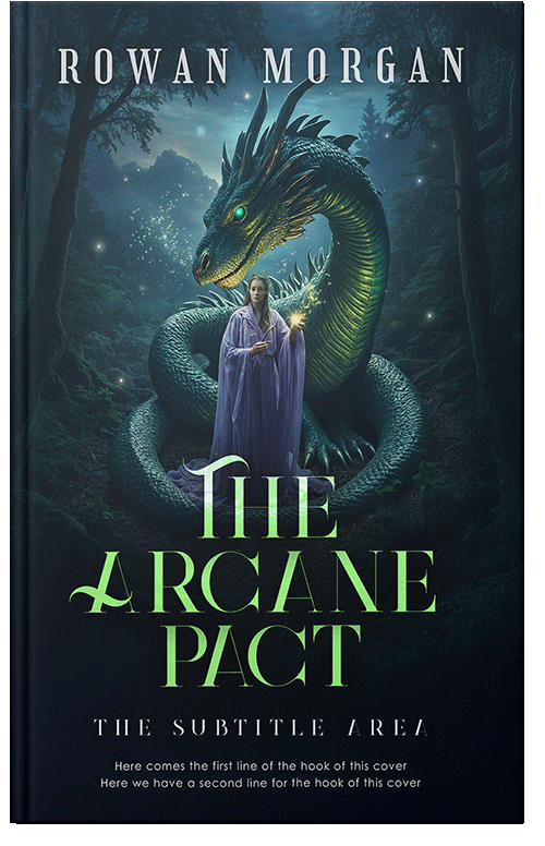 Front view of Premade Fantasy Book Cover - Firefly