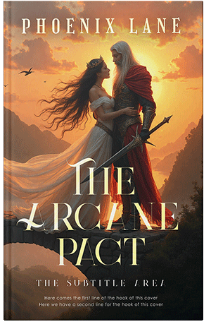 Pre Made Book Cover Brown Rust