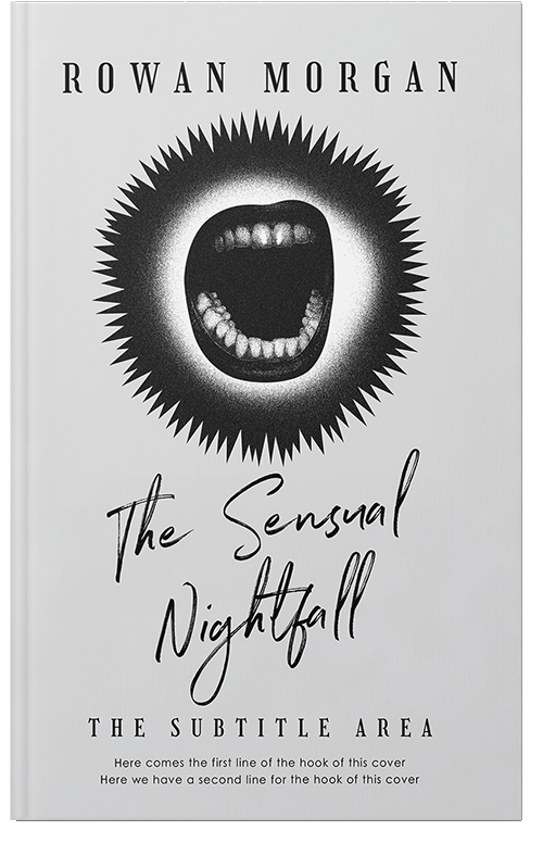 Front view of Heavy Metal #34263 - Premade Abstract Book Cover