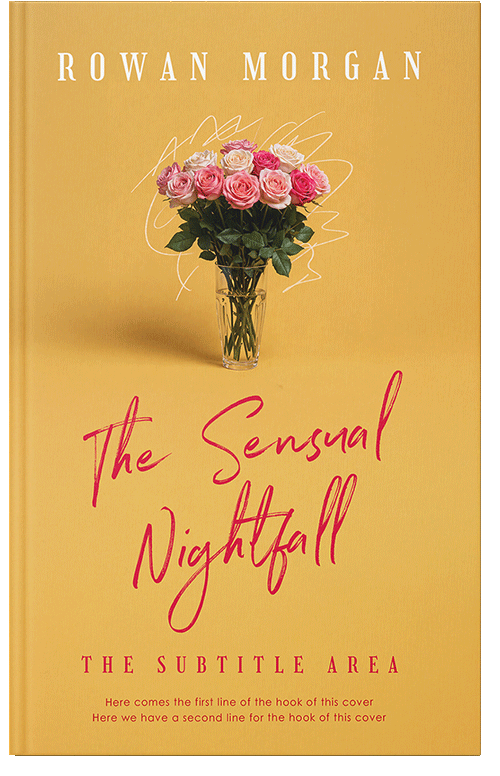 Front view of Premade Poetry Book Cover - Ronchi